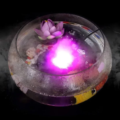 Ultrasonic Mist Maker Fogger with LED Lights, Indoor/Outdoor Halloween & Water Feature Fog Effect