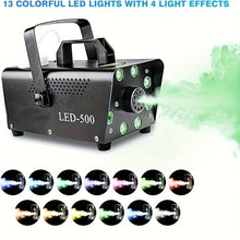 500W Smoke Machine with LED Lights - Halloween Fog Machine