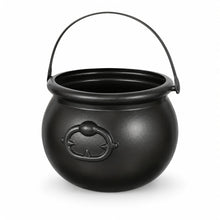 Black Halloween Witch Cauldron Bowl - Indoor Party & Candy Bucket Decor