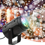 USB powered snow projector lamp with switch