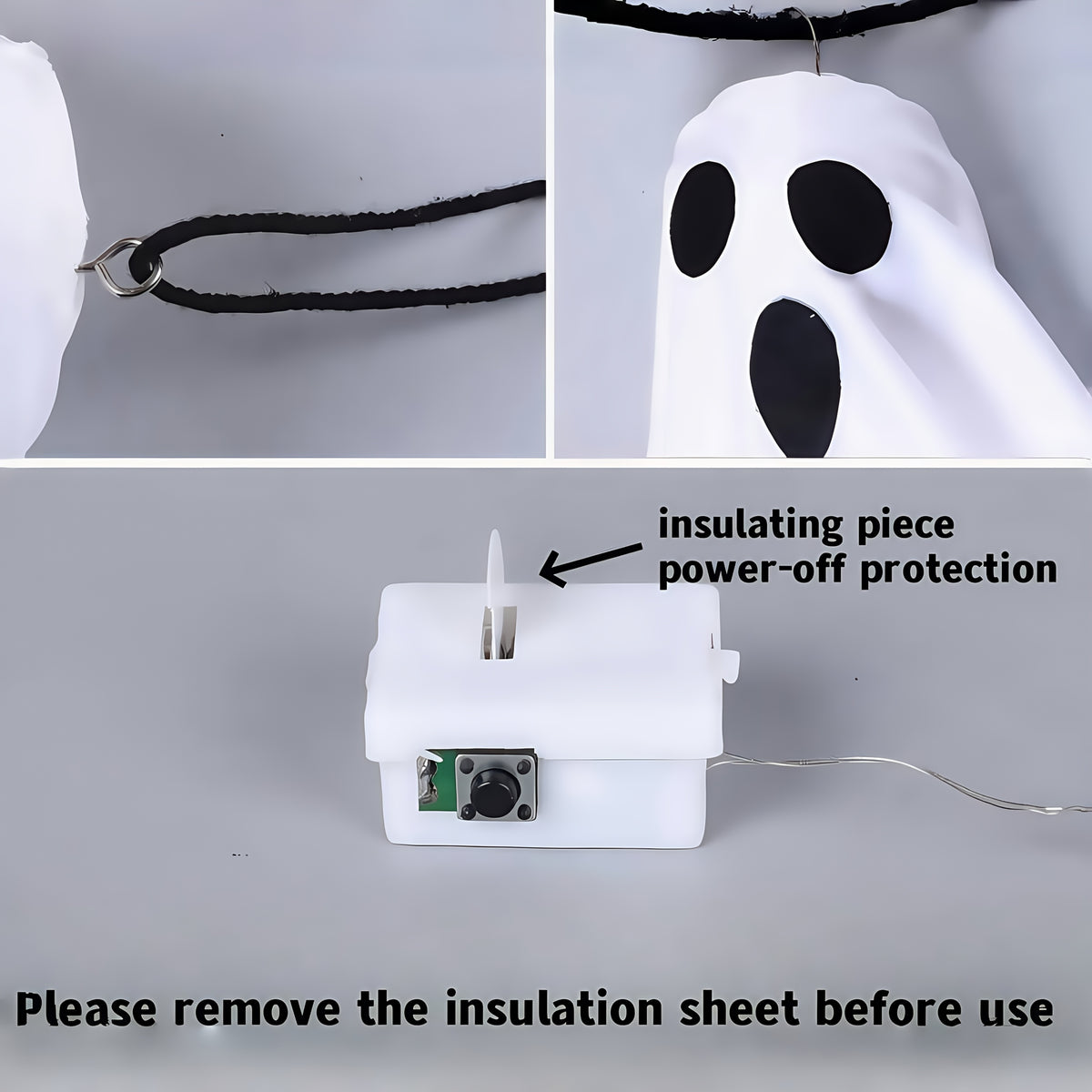 Halloween Ghost Face Yard Stake - Outdoor Garden & Yard Decoration