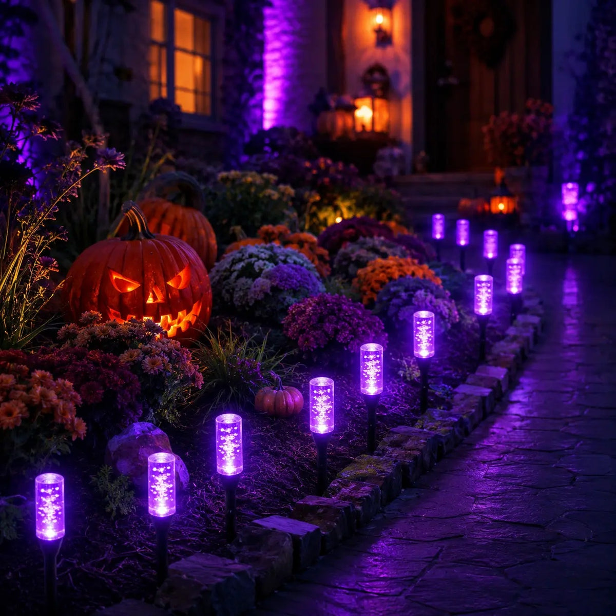 Solar Halloween Garden Lights - Ground Insert Yard Décor