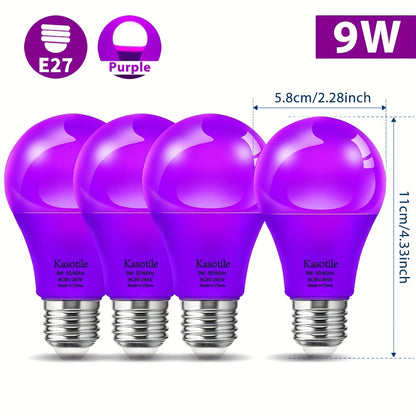 A19 LED Color Light Bulb - E26/E27 Holiday Party Lighting