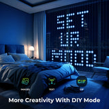 LED Curtain Lights, Smart 256 or 400 LEDs, App and Remote, Music Sync, USB