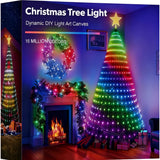 Color changing Christmas tree lights for a living room