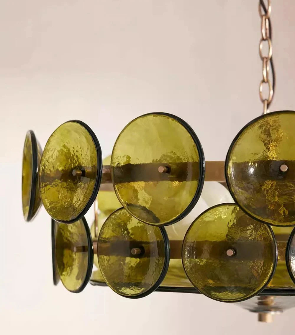 Aube Chandeliers for Dining Room, Milk White Glass Chandelier, Hand-Finished Shades