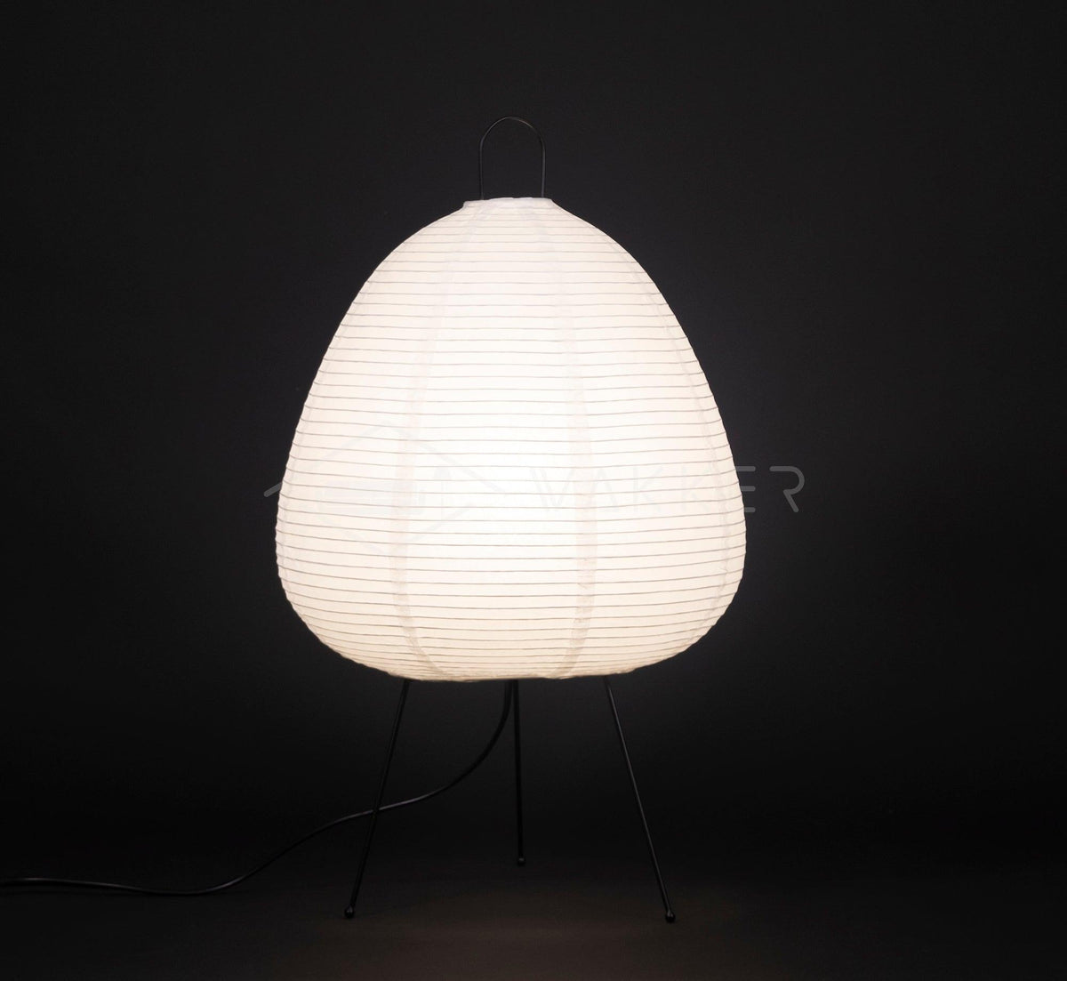 Kotori Rice Paper Lantern Table Lamp, Handmade Washi Shade, Plug-In, 8 Sizes