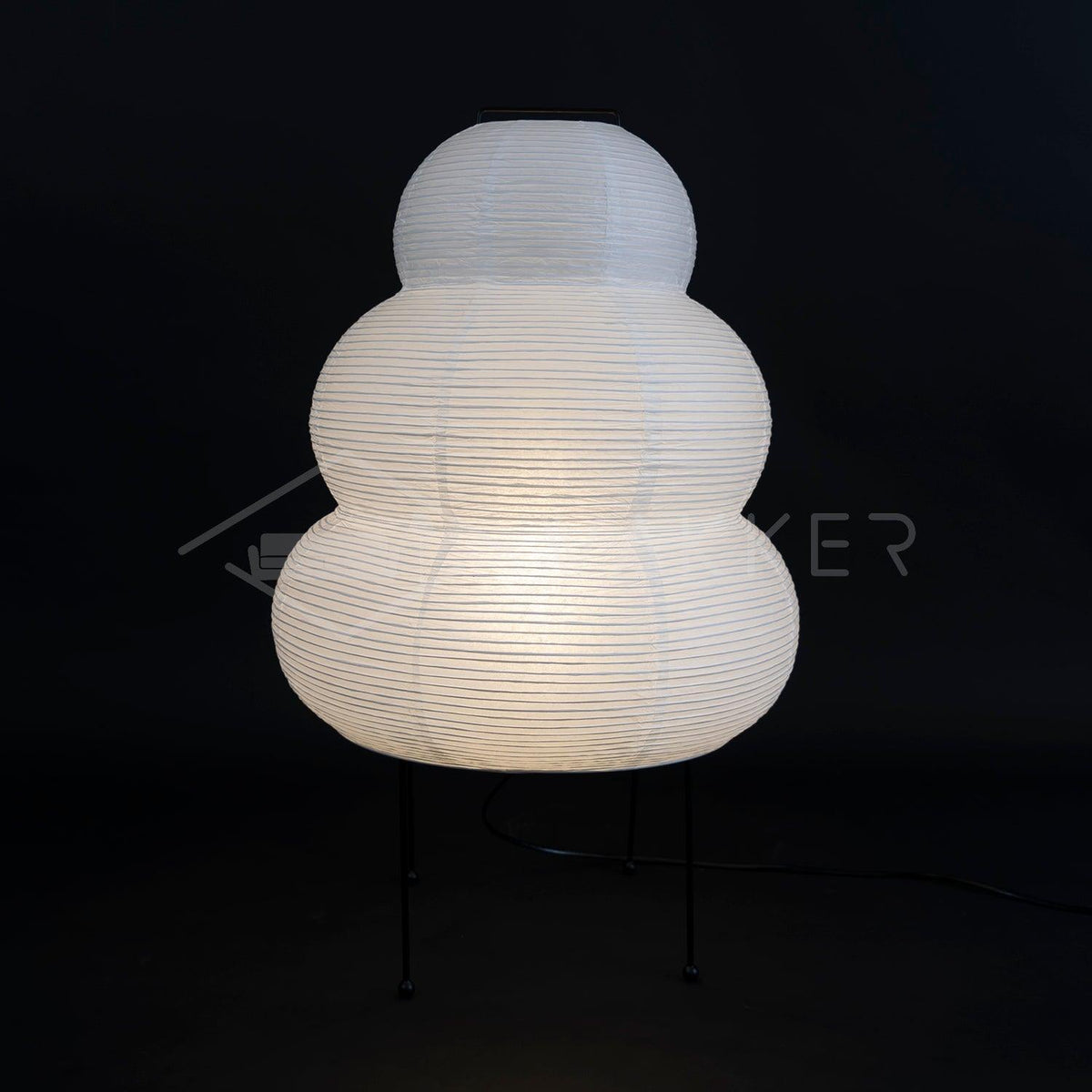 Kotori Rice Paper Lantern Table Lamp, Handmade Washi Shade, Plug-In, 8 Sizes