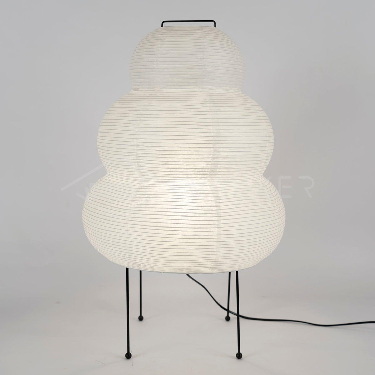 Kotori Rice Paper Lantern Table Lamp, Handmade Washi Shade, Plug-In, 8 Sizes