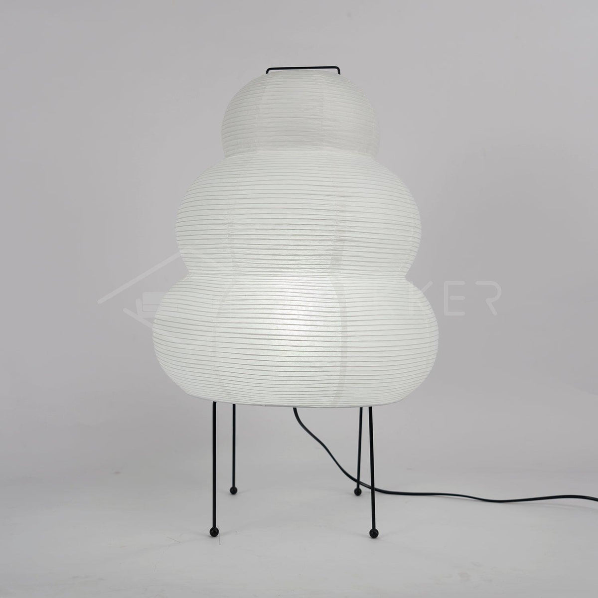 Kotori Rice Paper Lantern Table Lamp, Handmade Washi Shade, Plug-In, 8 Sizes