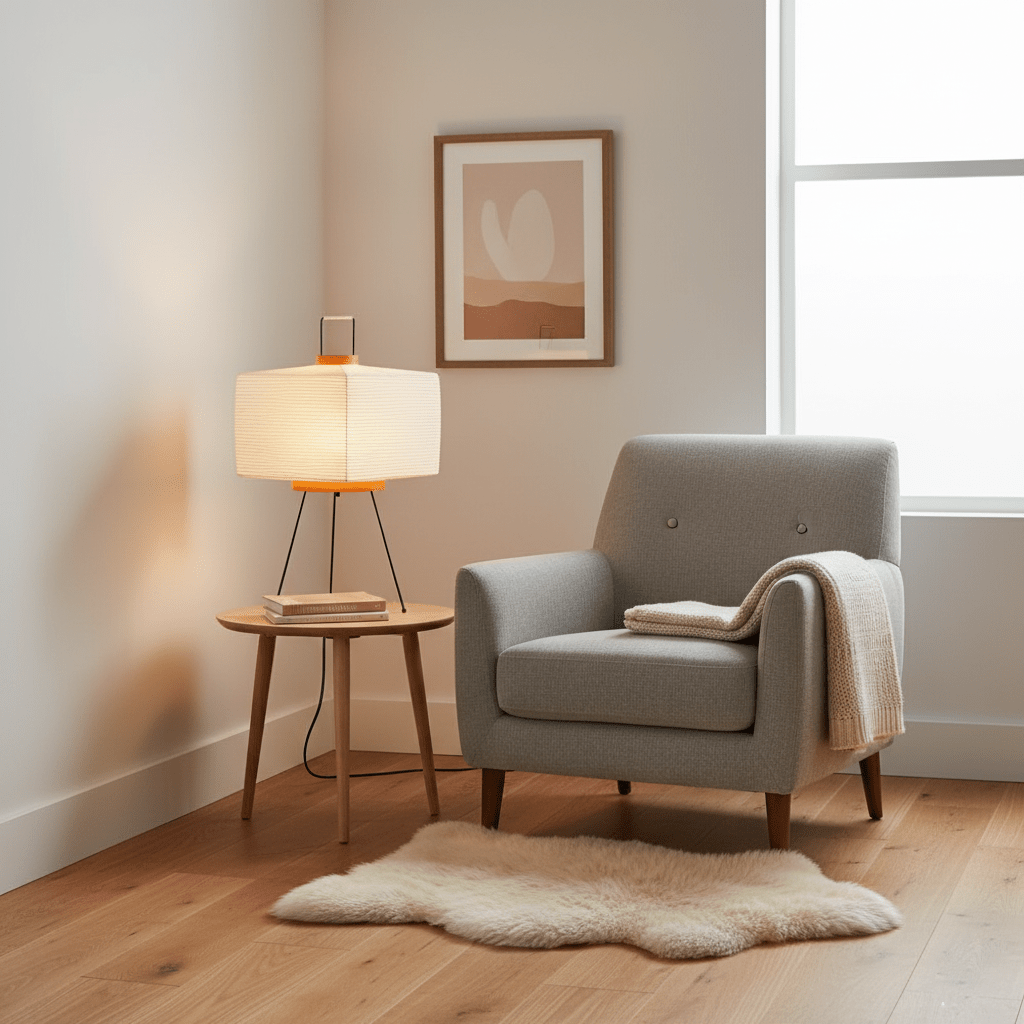Rice paper lantern table lamp size comparison