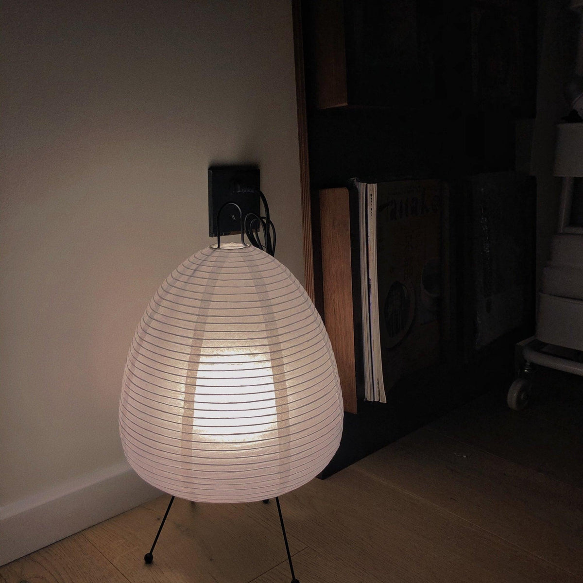 Kotori Rice Paper Lantern Table Lamp, Handmade Washi Shade, Plug-In, 8 Sizes
