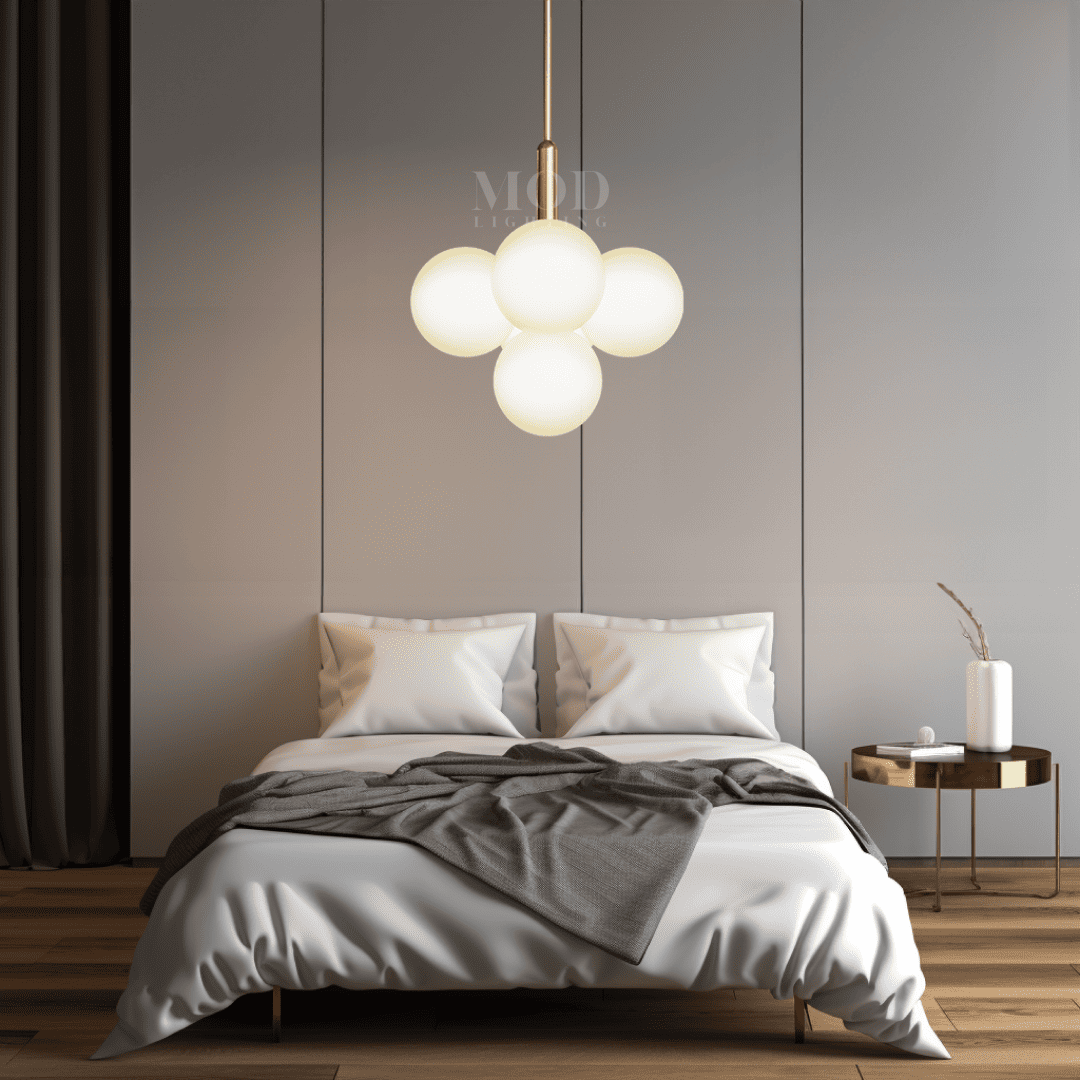 Solenne Pendant, 5 Lights size, studio shot on white background