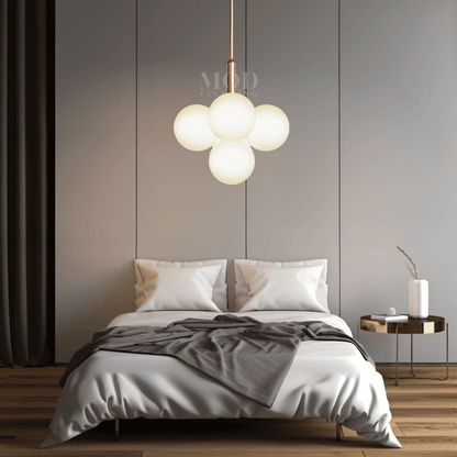Solenne Pendant, 5 Lights size, studio shot on white background
