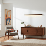 Soren Wood Wall Sconce Light, Linear Wood Wall Light, 3000K LED, Wall or Ceiling Mount