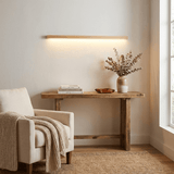 Soren Wood Wall Sconce Light, Linear Wood Wall Light, 3000K LED, Wall or Ceiling Mount