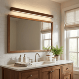 Soren Wood Wall Sconce Light, Linear Wood Wall Light, 3000K LED, Wall or Ceiling Mount