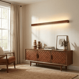 Soren Wood Wall Sconce Light, Linear Wood Wall Light, 3000K LED, Wall or Ceiling Mount
