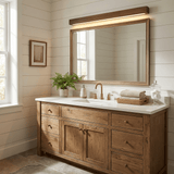 Soren Wood Wall Sconce Light, Linear Wood Wall Light, 3000K LED, Wall or Ceiling Mount