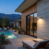 Arvessa Outdoor Exterior Wall Lights, Micro-Cement Sconce, 5W LED 3000K, IP54, Covered Porch