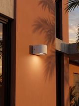 Arvessa Outdoor Exterior Wall Lights, Micro-Cement Sconce, 5W LED 3000K, IP54, Covered Porch