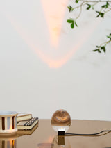 Soren Lamps for Table, Modern Crystal Table Lamp, Plug-In COB LED, Three Light Colors