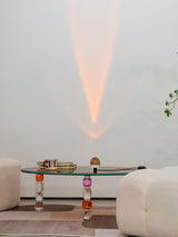 Soren Lamps for Table, Modern Crystal Table Lamp, Plug-In COB LED, Three Light Colors