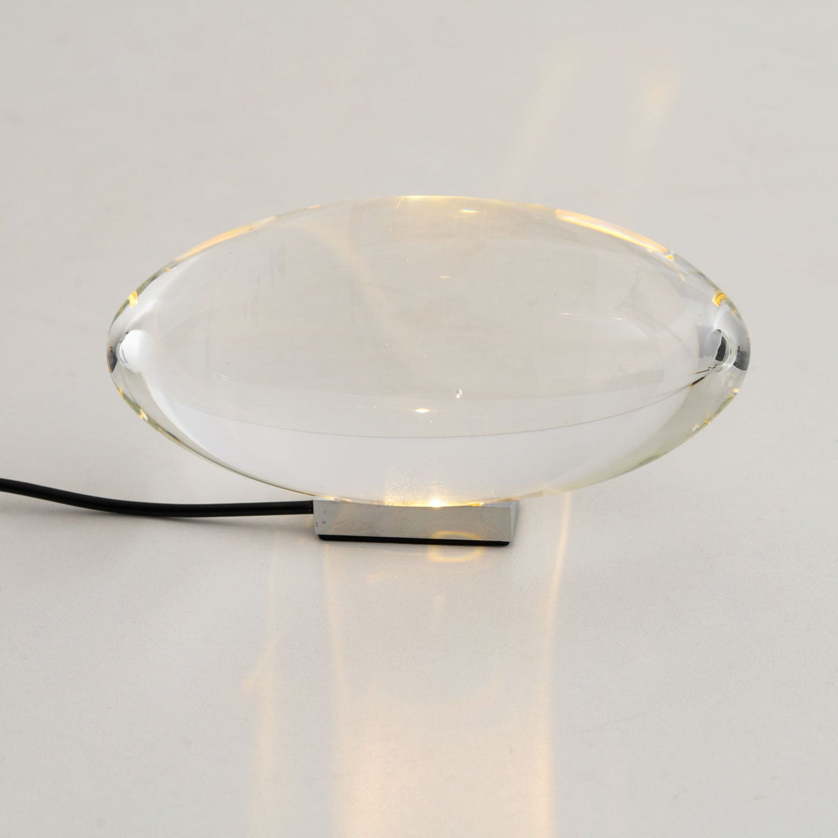 Soren Lamps for Table, Modern Crystal Table Lamp, Plug-In COB LED, Three Light Colors