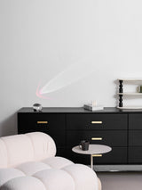 Soren Lamps for Table, Modern Crystal Table Lamp, Plug-In COB LED, Three Light Colors
