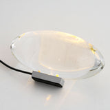 Soren Lamps for Table, Modern Crystal Table Lamp, Plug-In COB LED, Three Light Colors