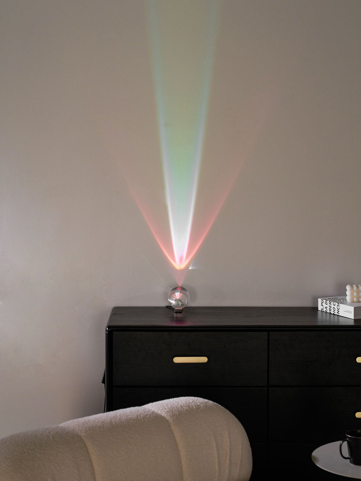 Soren Lamps for Table, Modern Crystal Table Lamp, Plug-In COB LED, Three Light Colors