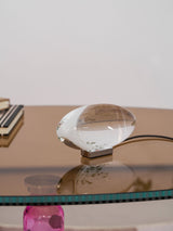 Soren Lamps for Table, Modern Crystal Table Lamp, Plug-In COB LED, Three Light Colors