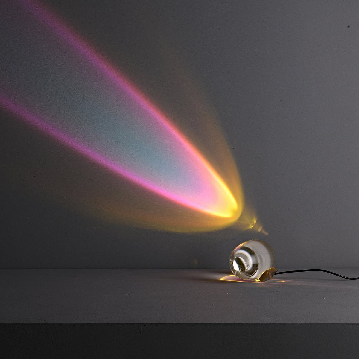 Soren Lamps for Table, Modern Crystal Table Lamp, Plug-In COB LED, Three Light Colors