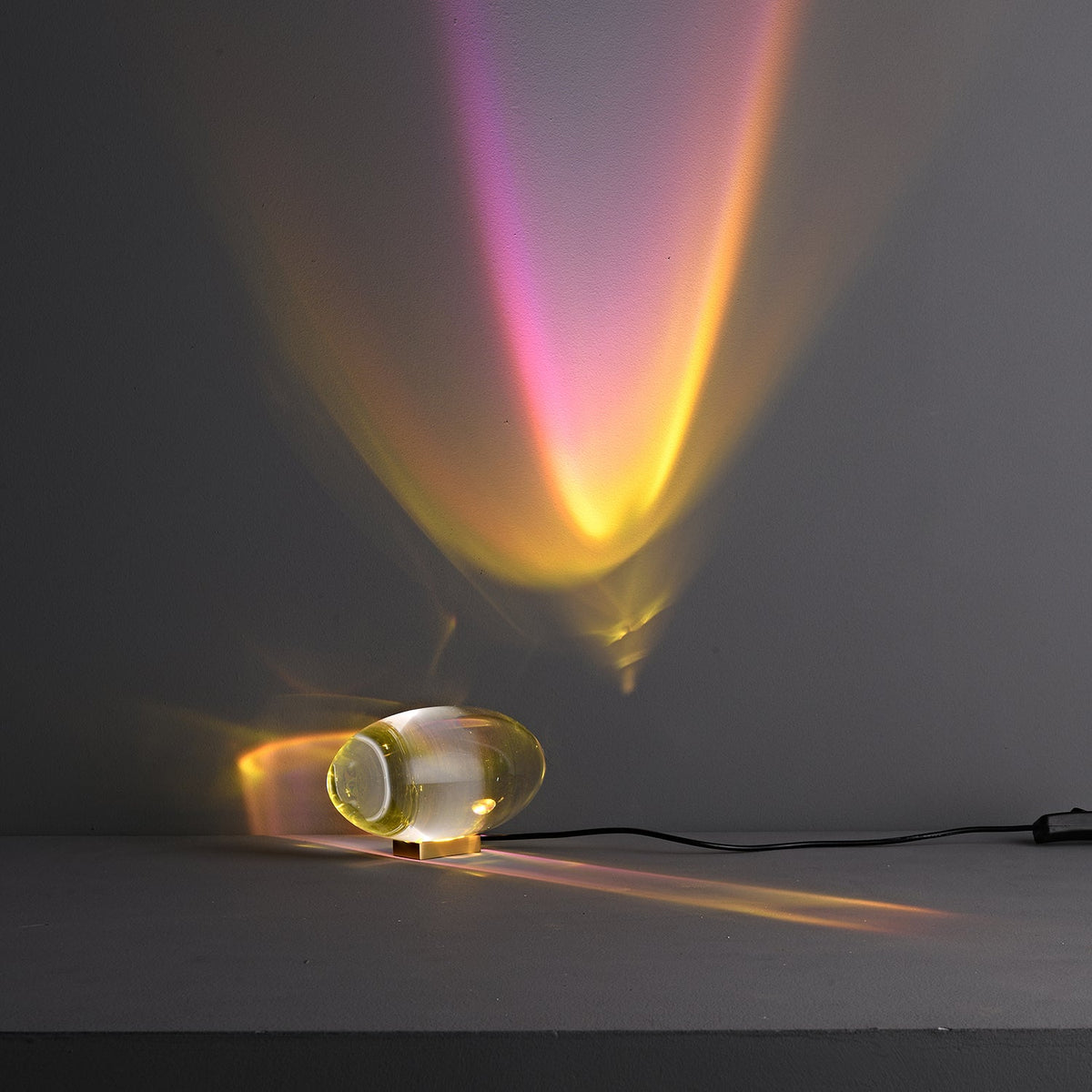 Soren Lamps for Table, Modern Crystal Table Lamp, Plug-In COB LED, Three Light Colors