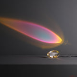 Soren Lamps for Table, Modern Crystal Table Lamp, Plug-In COB LED, Three Light Colors
