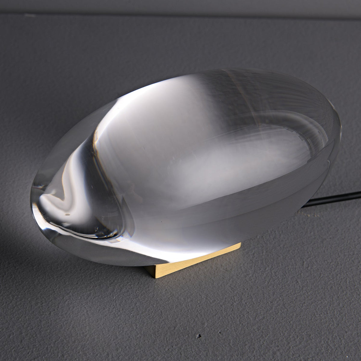 Soren Lamps for Table, Modern Crystal Table Lamp, Plug-In COB LED, Three Light Colors