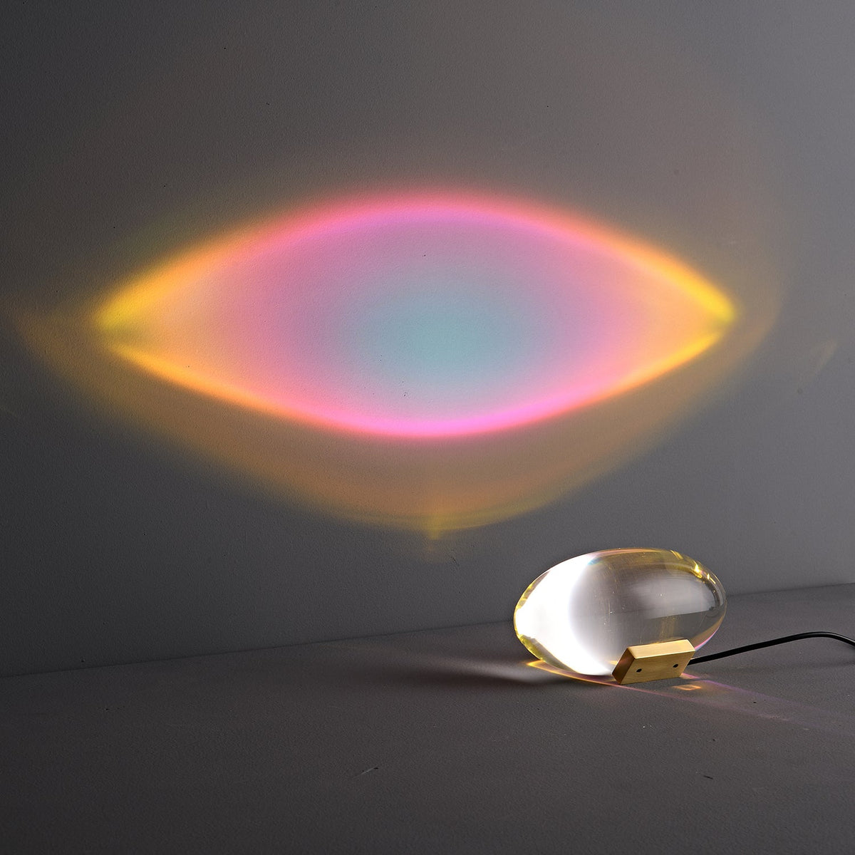 Soren Lamps for Table, Modern Crystal Table Lamp, Plug-In COB LED, Three Light Colors