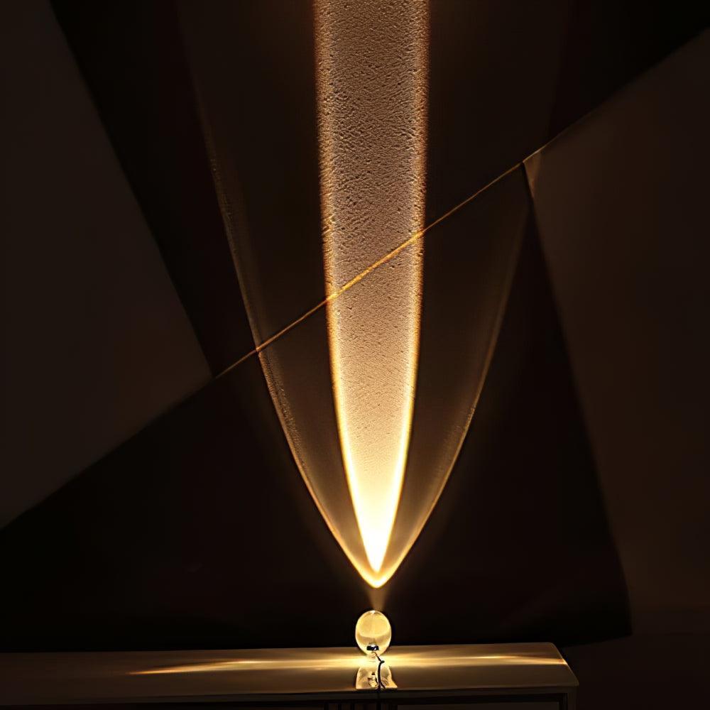 Soren Lamps for Table, Modern Crystal Table Lamp, Plug-In COB LED, Three Light Colors