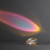 Soren Lamps for Table, Modern Crystal Table Lamp, Plug-In COB LED, Three Light Colors