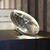 Soren Lamps for Table, Modern Crystal Table Lamp, Plug-In COB LED, Three Light Colors
