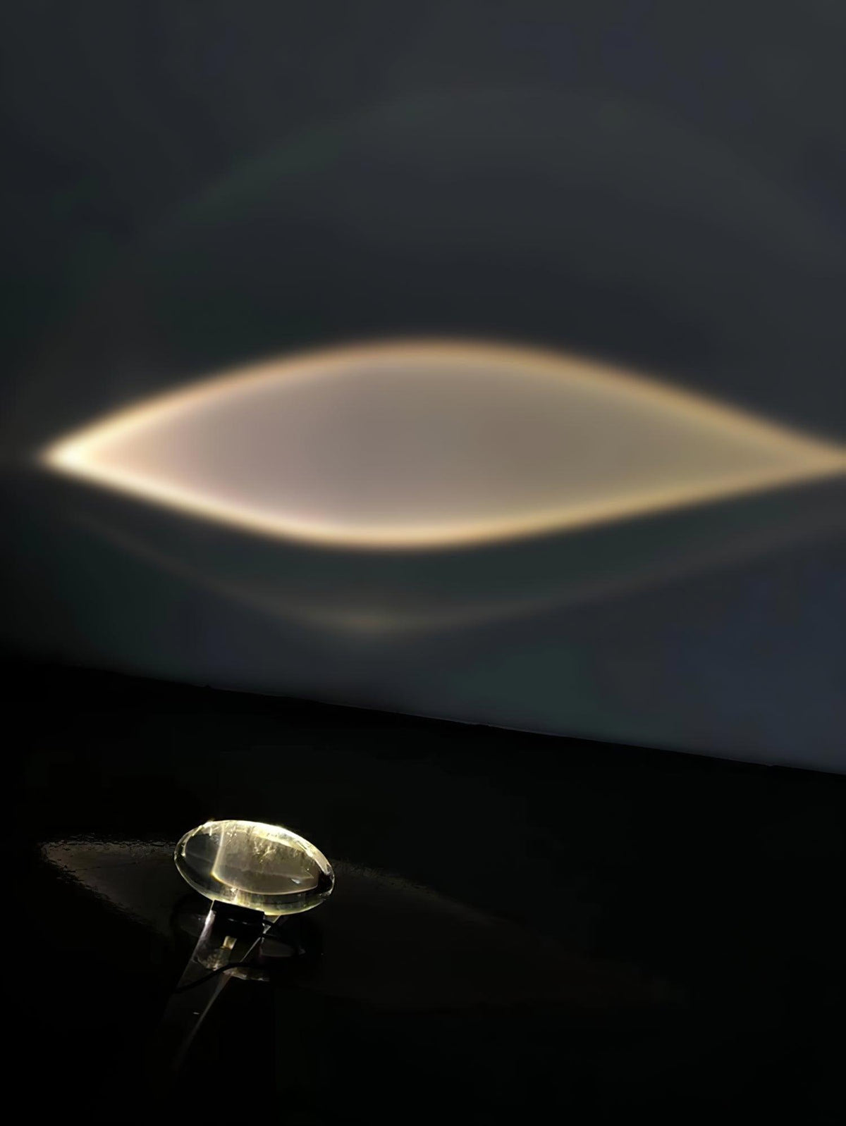 Soren Lamps for Table, Modern Crystal Table Lamp, Plug-In COB LED, Three Light Colors