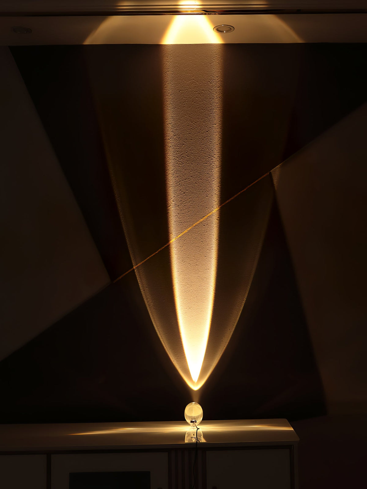 Soren Lamps for Table, Modern Crystal Table Lamp, Plug-In COB LED, Three Light Colors