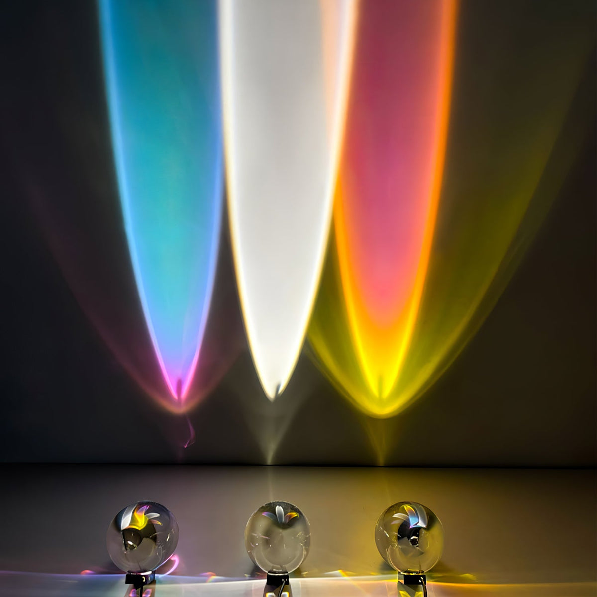 Soren Lamps for Table, Modern Crystal Table Lamp, Plug-In COB LED, Three Light Colors