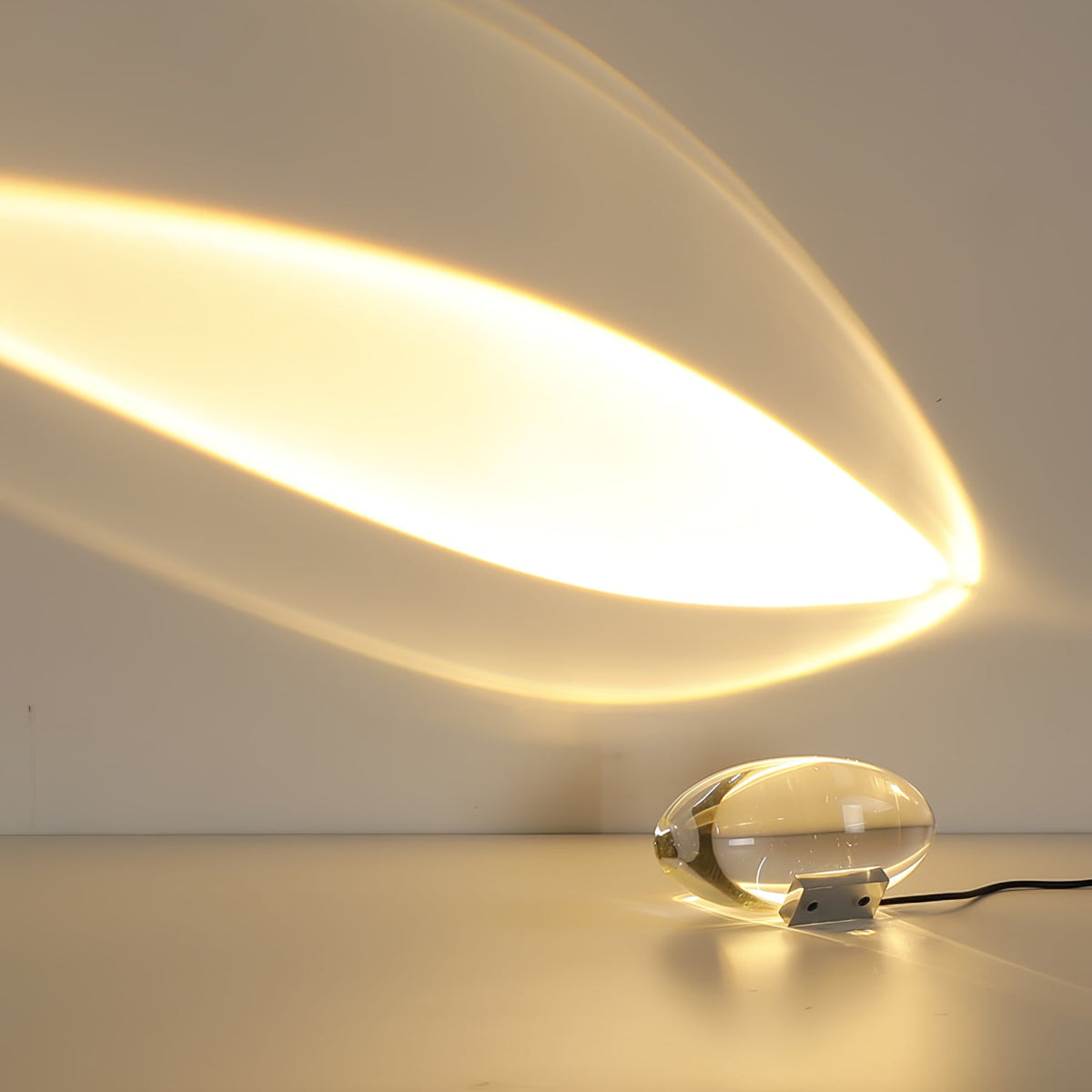 Soren Lamps for Table, Modern Crystal Table Lamp, Plug-In COB LED, Three Light Colors