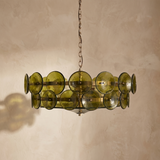 Aube Chandeliers for Dining Room, Milk White Glass Chandelier, Hand-Finished Shades