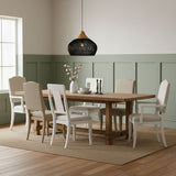 Rattan Pendant Light, Woven Braided Hanging Lamp for Kitchen Island, Dining Room, 10 Sizes
