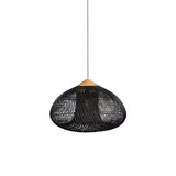 Rattan Pendant Light, Woven Braided Hanging Lamp for Kitchen Island, Dining Room, 10 Sizes