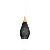 Rattan Pendant Light, Woven Braided Hanging Lamp for Kitchen Island, Dining Room, 10 Sizes