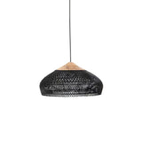 Rattan Pendant Light, Woven Braided Hanging Lamp for Kitchen Island, Dining Room, 10 Sizes