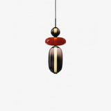 Sorbet Multicolor Glass Pendant Light, Integrated LED, 3 Color Temps, Dimmable Option